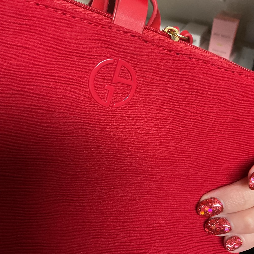 Giorgio Armani Vibrant Red Clutch